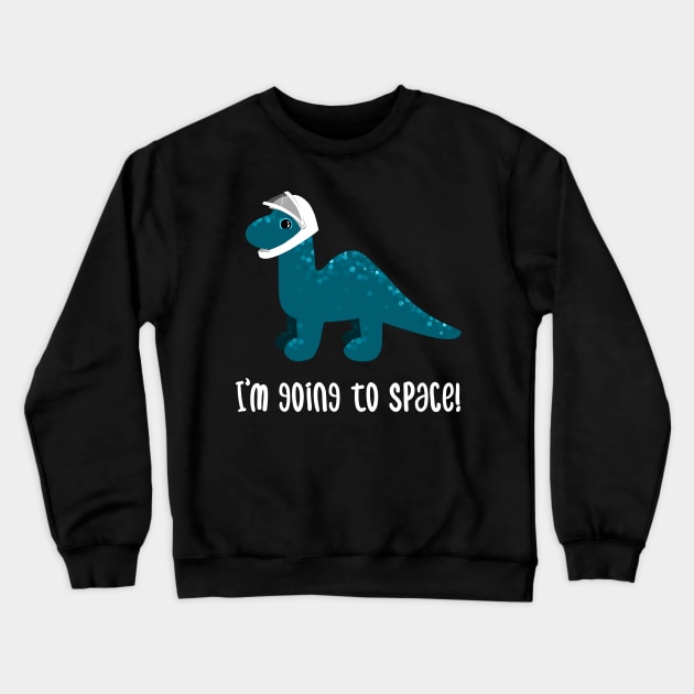 Space Dinosaur Crewneck Sweatshirt by IlanB